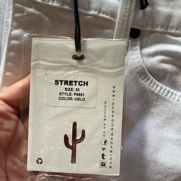 Pistola white stretch jeans - Picture 4 of 4